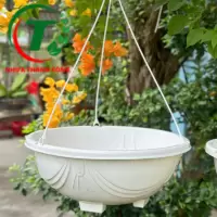 CHẬU TREO CHẢO MÓC NHỰA LỚN - NHỎ