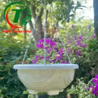 CHẬU TREO CHẢO MÓC NHỰA LỚN - NHỎ